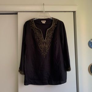 ❌SOLD❌ MICHAEL MK Kaftan Beaded Tunic